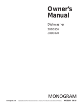 Monogram ZBD1870NSS Owner's manual