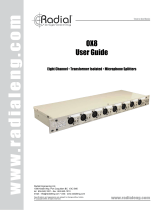 Radial Engineering OX8 Owner's manual