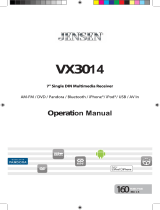 Jensen VX3014 User manual