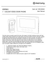 Mercury VDP001 User manual