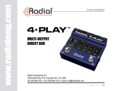 Radial Engineering 4-Play Owner's manual