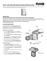 RAB Lighting SLIM18YW/PC Operating instructions