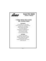 Audiovox Pursuit PRO 9842B Owner's manual