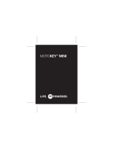 Motorola MOTOKEY MINI User manual