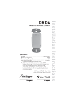 Legrand DRD4 Wireless Universal Dimmer, Miro decorator style Installation guide