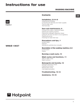 Hotpoint Ultima S-Line SWMD 9637 User guide