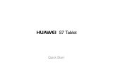 Huawei Ideos Tablet S7 Quick start guide