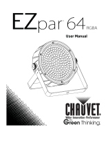 Chauvet EZpar 64 RGBA User manual