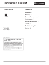 Hotpoint TCHL 83B RP (UK) User guide