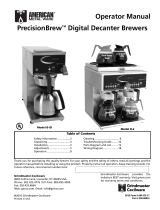 Grindmaster PrecisionBrew™ Thermal Gravity Container Brewer Operating instructions