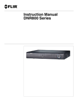 FLIR DNR800 Series User manual
