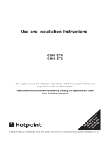 Hotpoint CH60ETC User guide