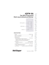 Legrand ADFM-8A Two-wire Fluorescent Multi-way Architectural Dimmer Installation guide