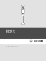 Bosch MSM67PEAU/02 User manual
