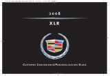 Cadillac 2008 XLR User guide