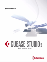 Steinberg Cubase Studio 5.0 User manual