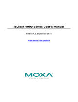 Moxa ioLogik 4000 Series User manual