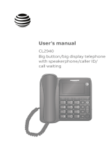 AT&T CL2940 Black User manual