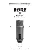 Rode Broadcaster User manual