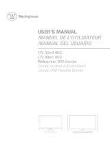 Westinghouse LTV-32W4HDC Owner's manual