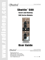 Radial Engineering Shuttle User manual