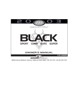 Manitou 2003 Black Owner's manual