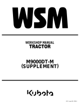 Kubota M9000DT-M Workshop Manual Supplement
