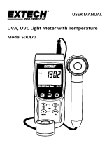 Extech Instruments SDL470 User manual