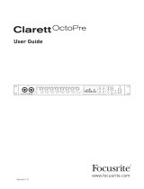 Focusrite Clarett Octopre User guide