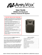 AmpliVox SW800-96 User manual