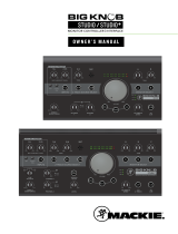 Mackie Big Knob Studio User manual