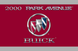 Buick Park Avenue 2000 Owner's manual