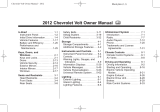 Chevrolet VOLT Owner's manual