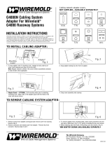Legrand 4000 Series Large Steel Raceway Cabling Adapter - 4000N Installation guide