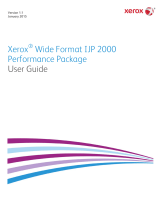 Xerox Wide Format IJP 2000 User guide