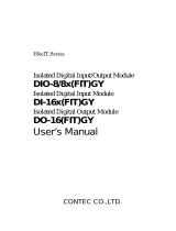 Contec DIO-8/8(FIT)GY Owner's manual