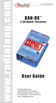 Radial Engineering DiNET DAN-RX User manual