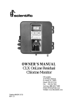 HF Scientific CLX Online Chlorine Owner's manual