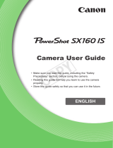 Canon SX160 IS User manual