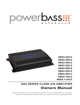 PowerBass ASA3 Owner's manual