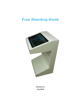 Blackbox-av Traditional 22″ Free-Standing Multi-Touch Kiosk Owner's manual