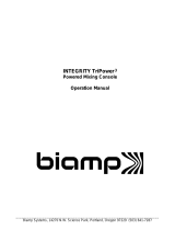 Biamp Integrity Operation User manual