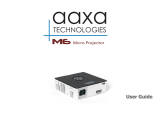 AAXA M6 HD LED Projector User manual