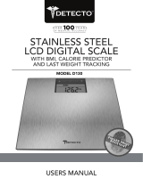 Detecto Scale D130 Owner's manual