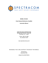 Spectracom  8144-DD  User manual