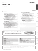 Roland FP-30 Owner's manual