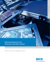 SICK Efficient Solutions for the Electronics and Solar Industry User guide