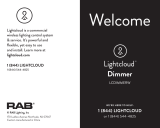 RAB Lighting LCDIMMERW Operating instructions