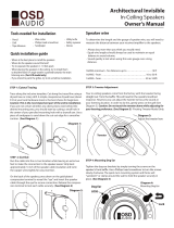 OSD Audio ACE400 Owner's manual