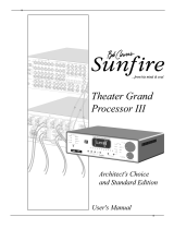 Sunfire III User manual